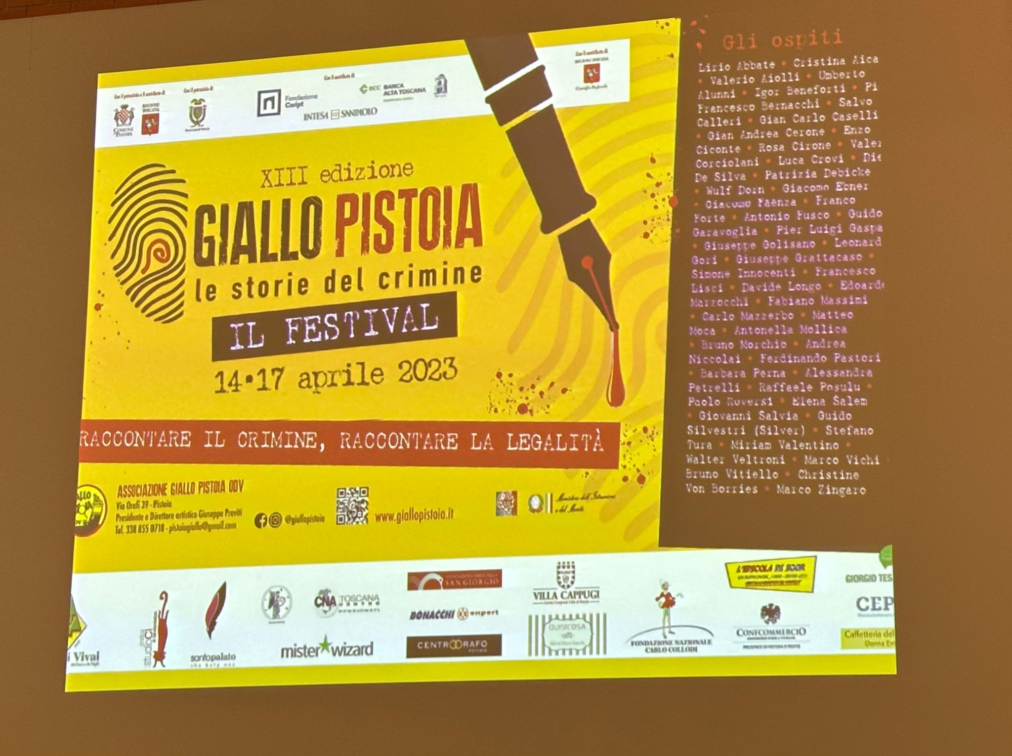 L’EINAUDI  AL “GIALLO”  PISTOIA OTTIMO RISULTATO PER TUTTA LA SCUOLA!        